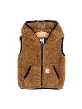 Load image into Gallery viewer, Carhartt Brown Teddy Gilet - Age 9-12 months
