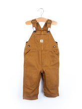 Load image into Gallery viewer, Carhartt Brown Canvas Dungarees - Age 12 months
