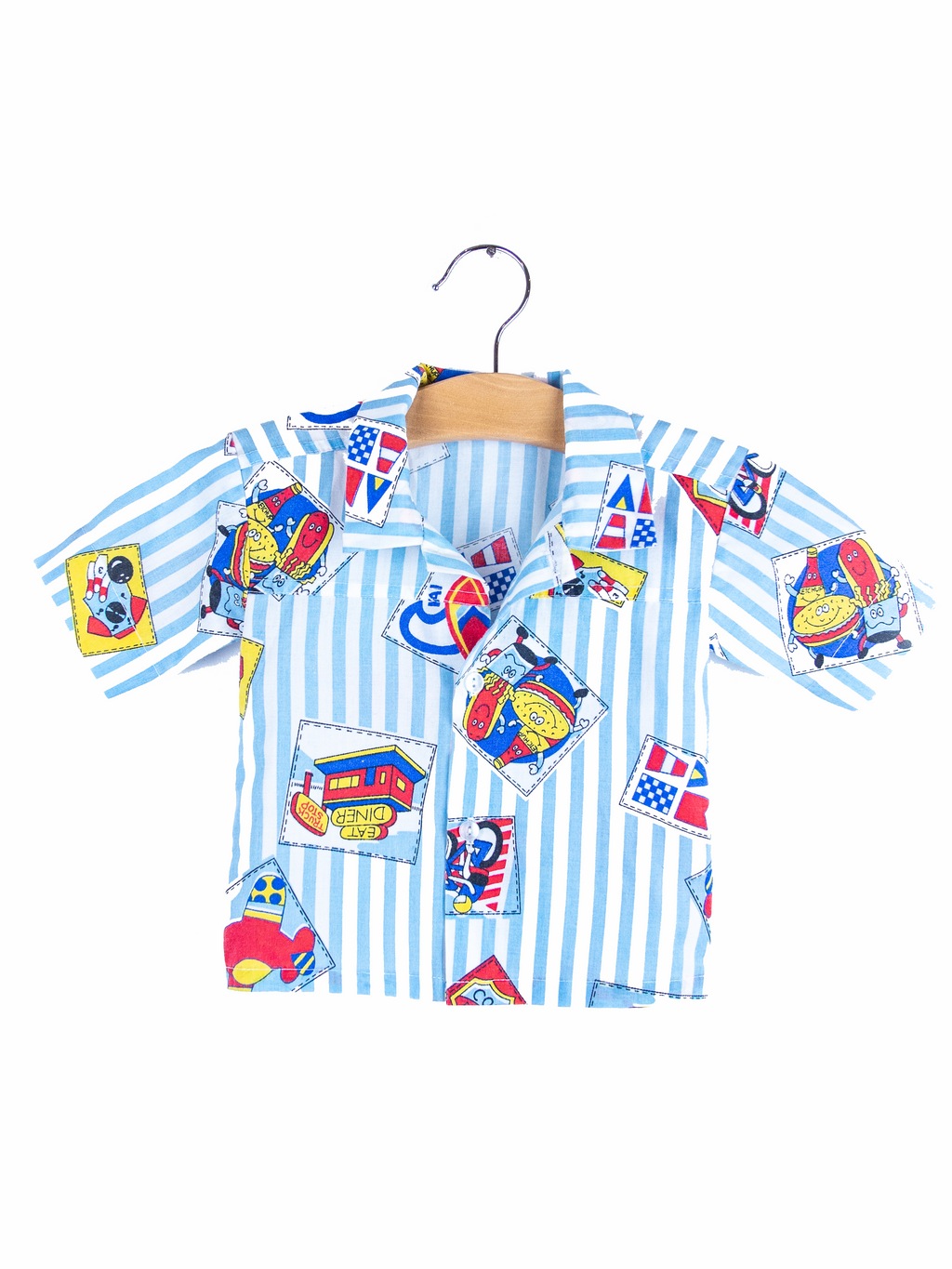 Vintage Fast Food Print Shirt - Age 6 months