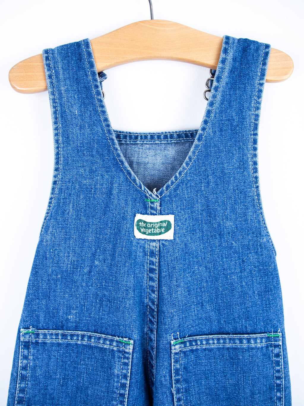 Vintage Cutecumber Denim Dungarees - Age 6-9 months