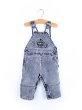 Load image into Gallery viewer, Osh Kosh Vintage Grey Wash Denim Dungarees - Age 12 months
