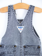 Osh Kosh Vintage Grey Wash Denim Dungarees - Age 12 months