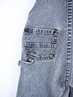 Osh Kosh Vintage Grey Wash Denim Dungarees - Age 12 months