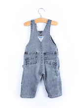 Load image into Gallery viewer, Osh Kosh Vintage Grey Wash Denim Dungarees - Age 12 months
