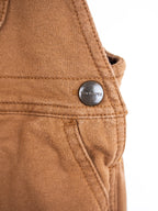 Carhartt Brown Jersey Dungaree Shorties - Age 12-18 months
