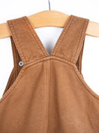 Carhartt Brown Jersey Dungaree Shorties - Age 12-18 months