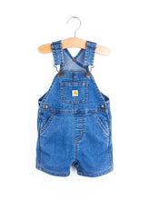 Load image into Gallery viewer, Carhartt Denim Dungaree Shorties - Age 12 months
