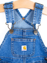 Load image into Gallery viewer, Carhartt Denim Dungaree Shorties - Age 12 months
