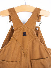 Load image into Gallery viewer, Carhartt Brown Dungaree Shorties - Age 24 months
