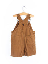 Load image into Gallery viewer, Carhartt Brown Dungaree Shorties - Age 24 months
