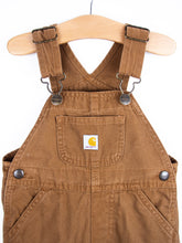 Load image into Gallery viewer, Carhartt Brown Dungaree Shorties - Age 12 months
