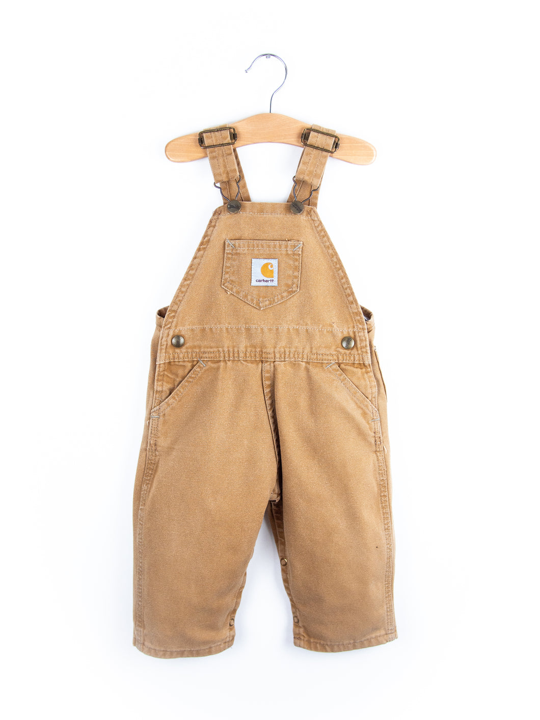 Carhartt Vintage Sand Canvas Dungarees - Age 18 months