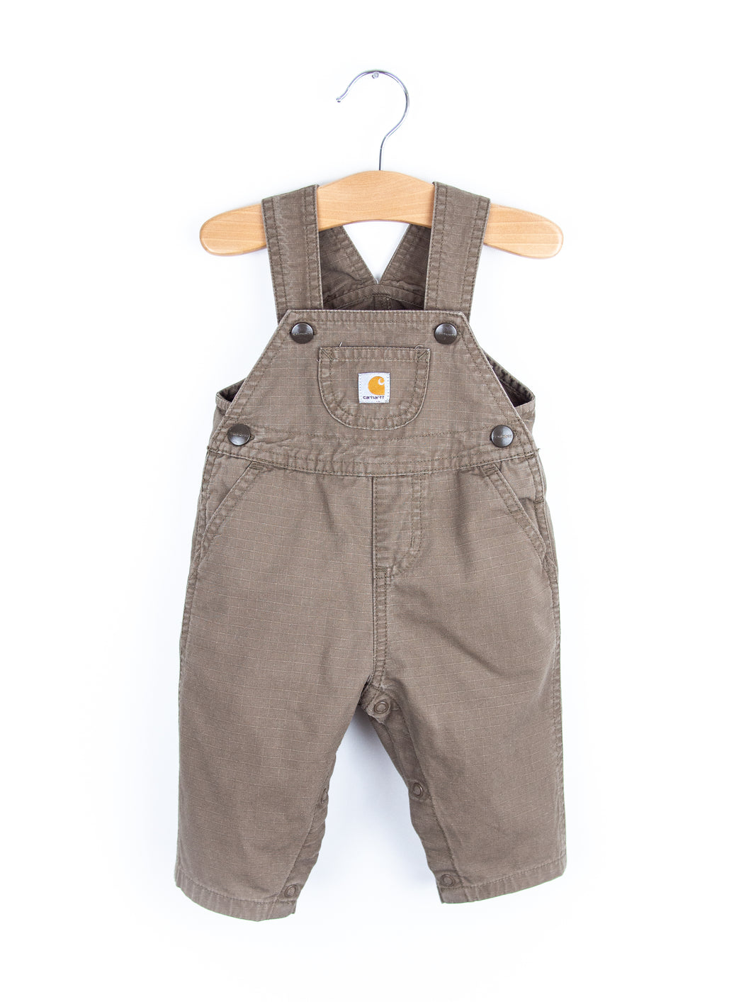 Carhartt Stone Canvas Dungarees - Age 3 months