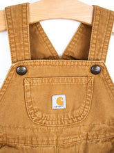 Load image into Gallery viewer, Carhartt Brown Canvas Dungarees - Age 6-9 months
