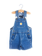 Carhartt Denim Dungaree Shorties - Age 4-5 years