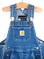 Carhartt Denim Dungaree Shorties - Age 4-5 years