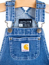 Load image into Gallery viewer, Carhartt Denim Dungaree Shorties - Age 4-5 years
