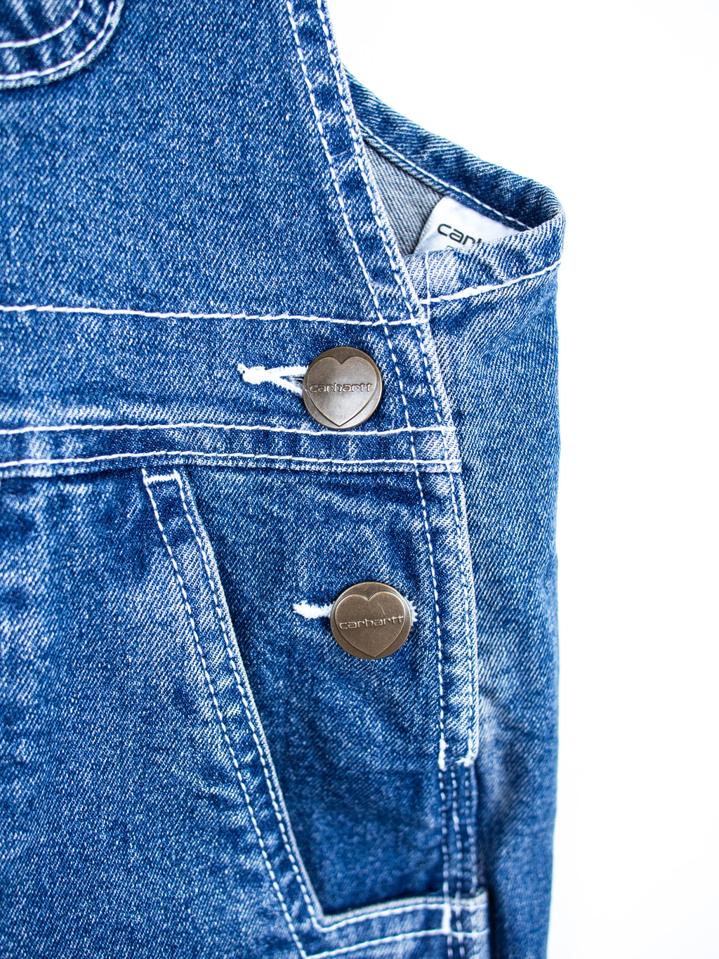 Carhartt Denim Dungaree Shorties - Age 4-5 years