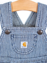 Load image into Gallery viewer, Carhartt Hickory Stripe Dungaree Shorties - Age 3 months
