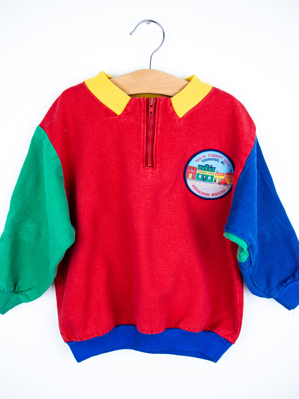 Osh Kosh Rare 90's Colour Block Sweatshirt - Age 2-3 years