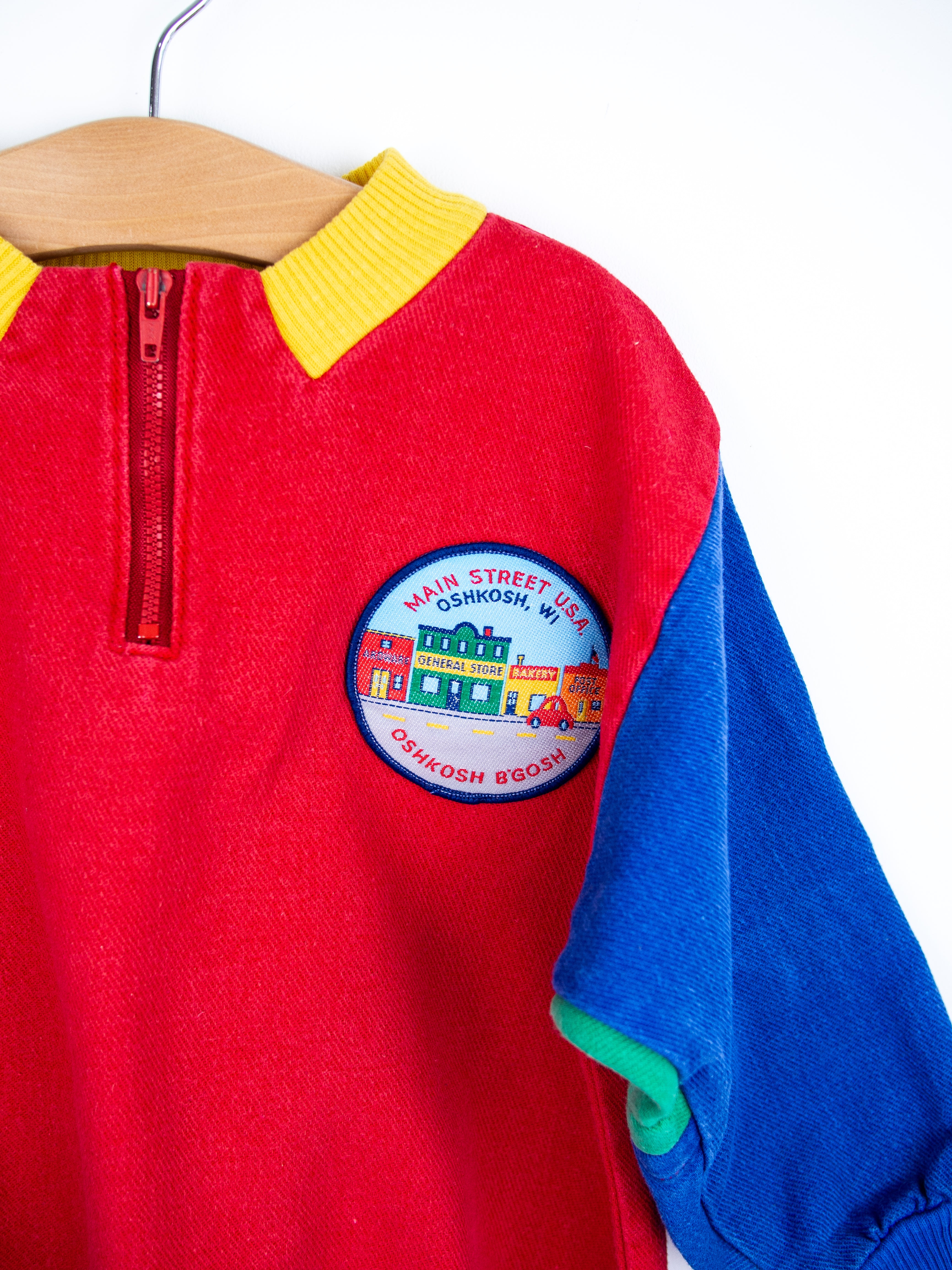 Osh Kosh Rare 90's Colour Block Sweatshirt - Age 2-3 years