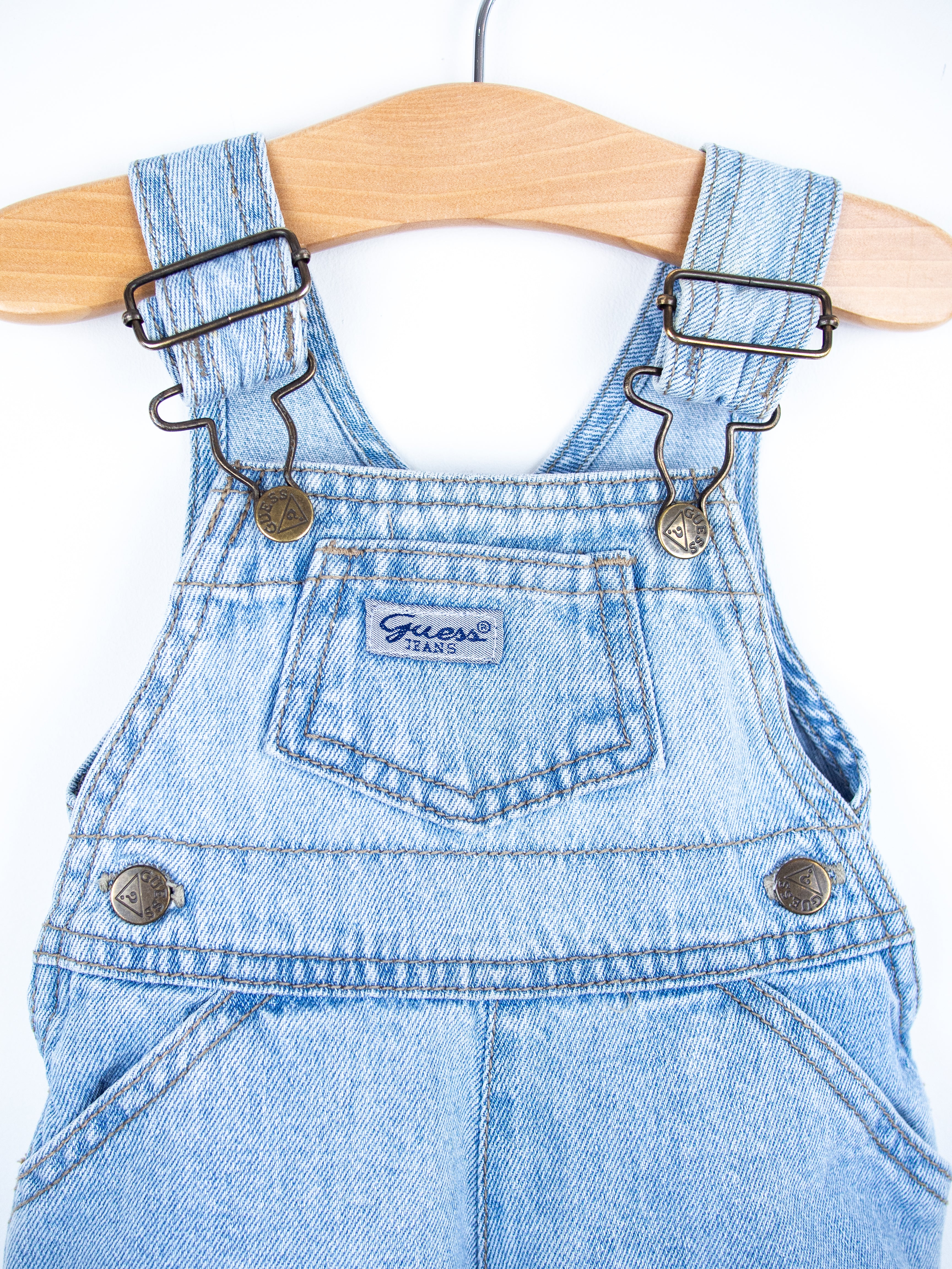 Guess Denim Dungarees - Age 0-3 months