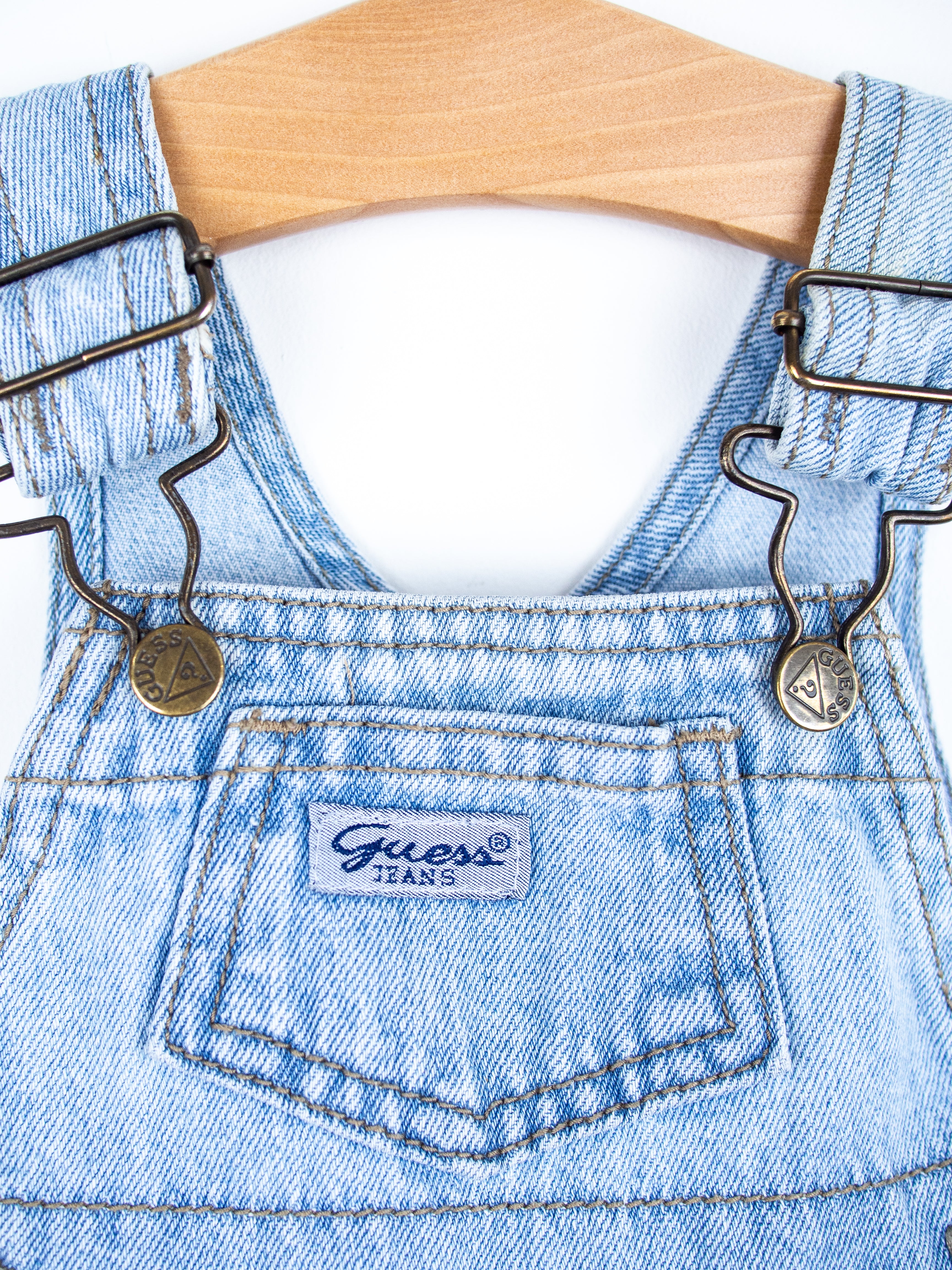 Guess Denim Dungarees - Age 0-3 months