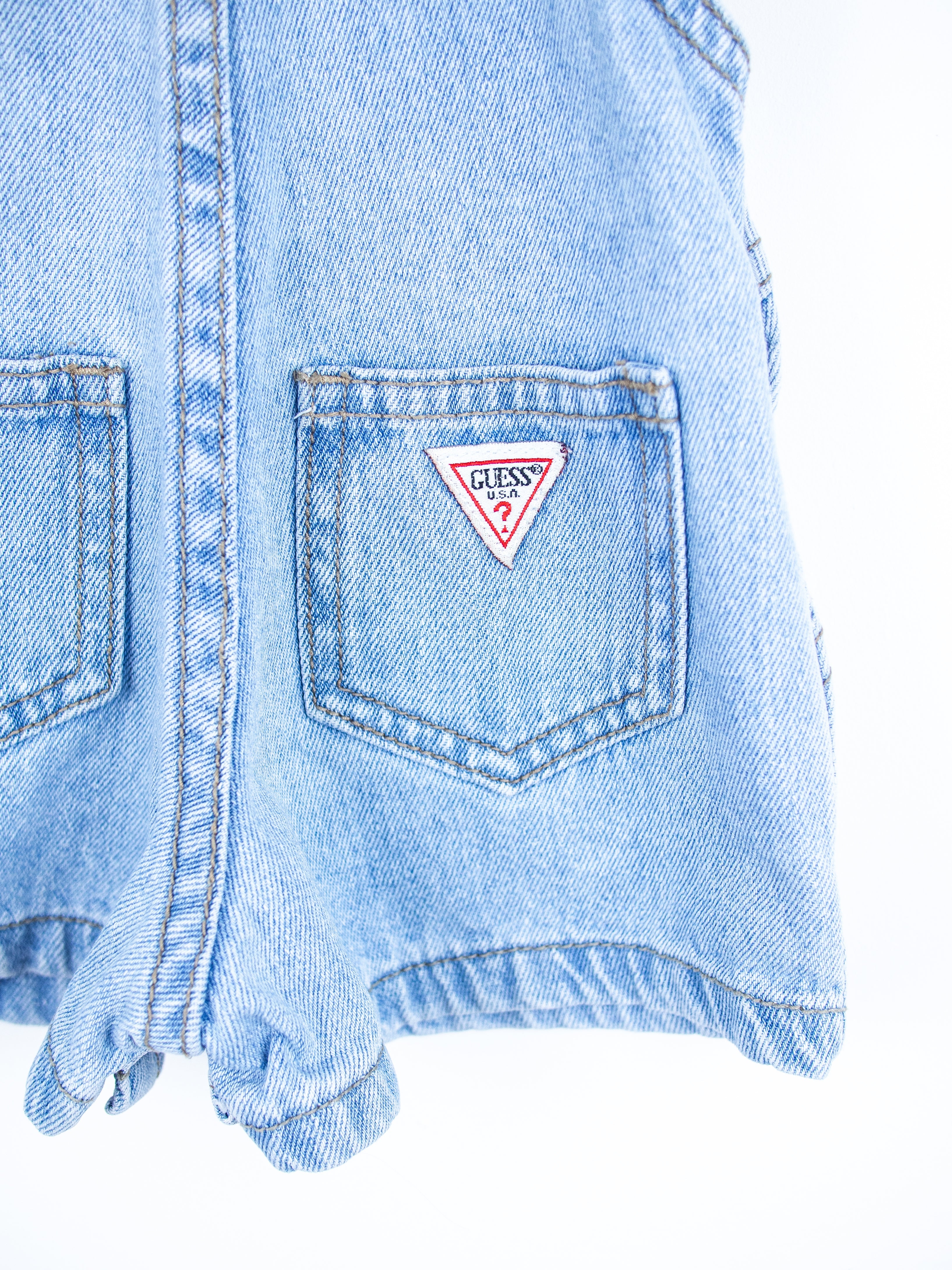 Guess Denim Dungarees - Age 0-3 months