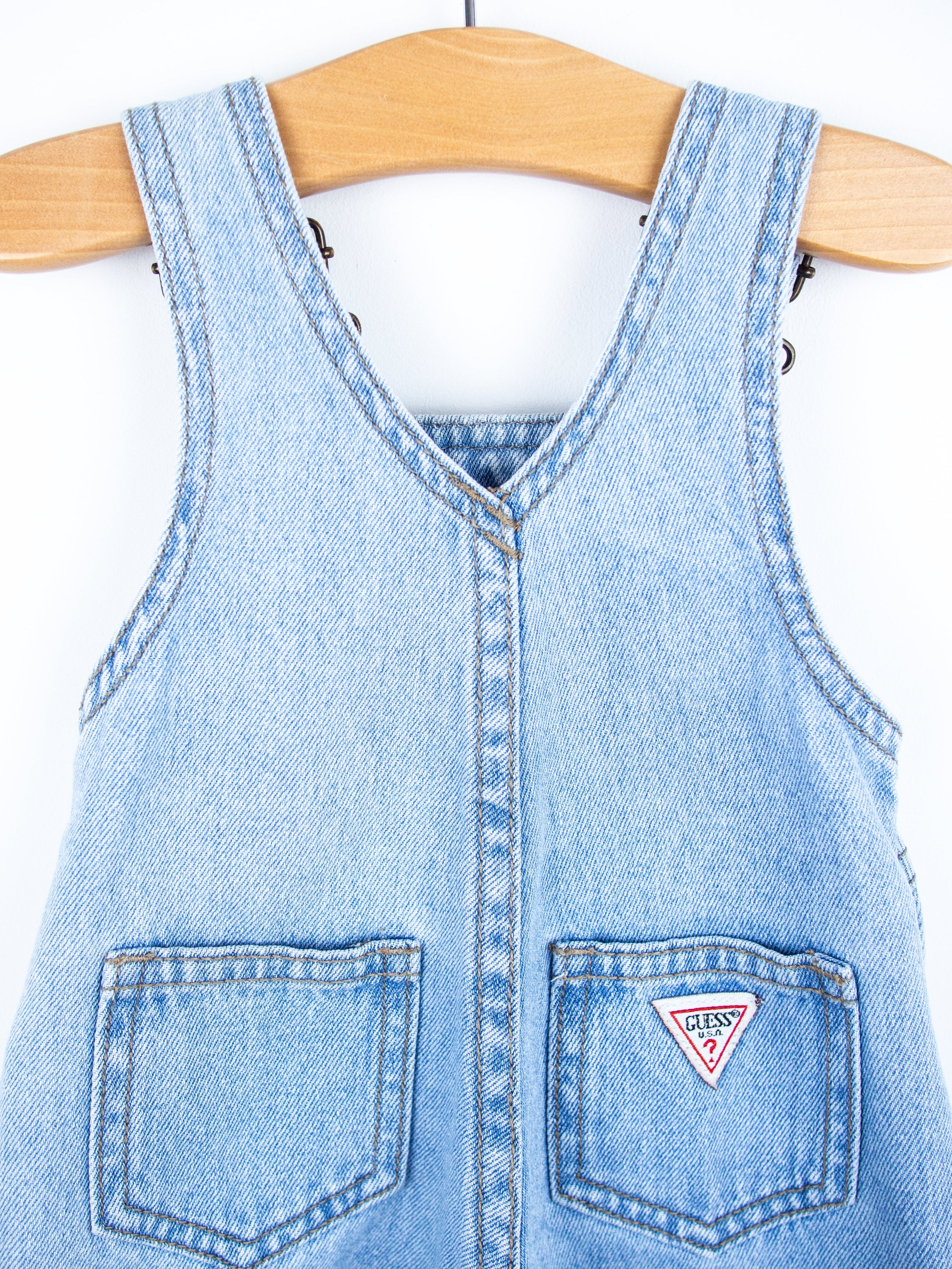 Guess Denim Dungarees - Age 0-3 months