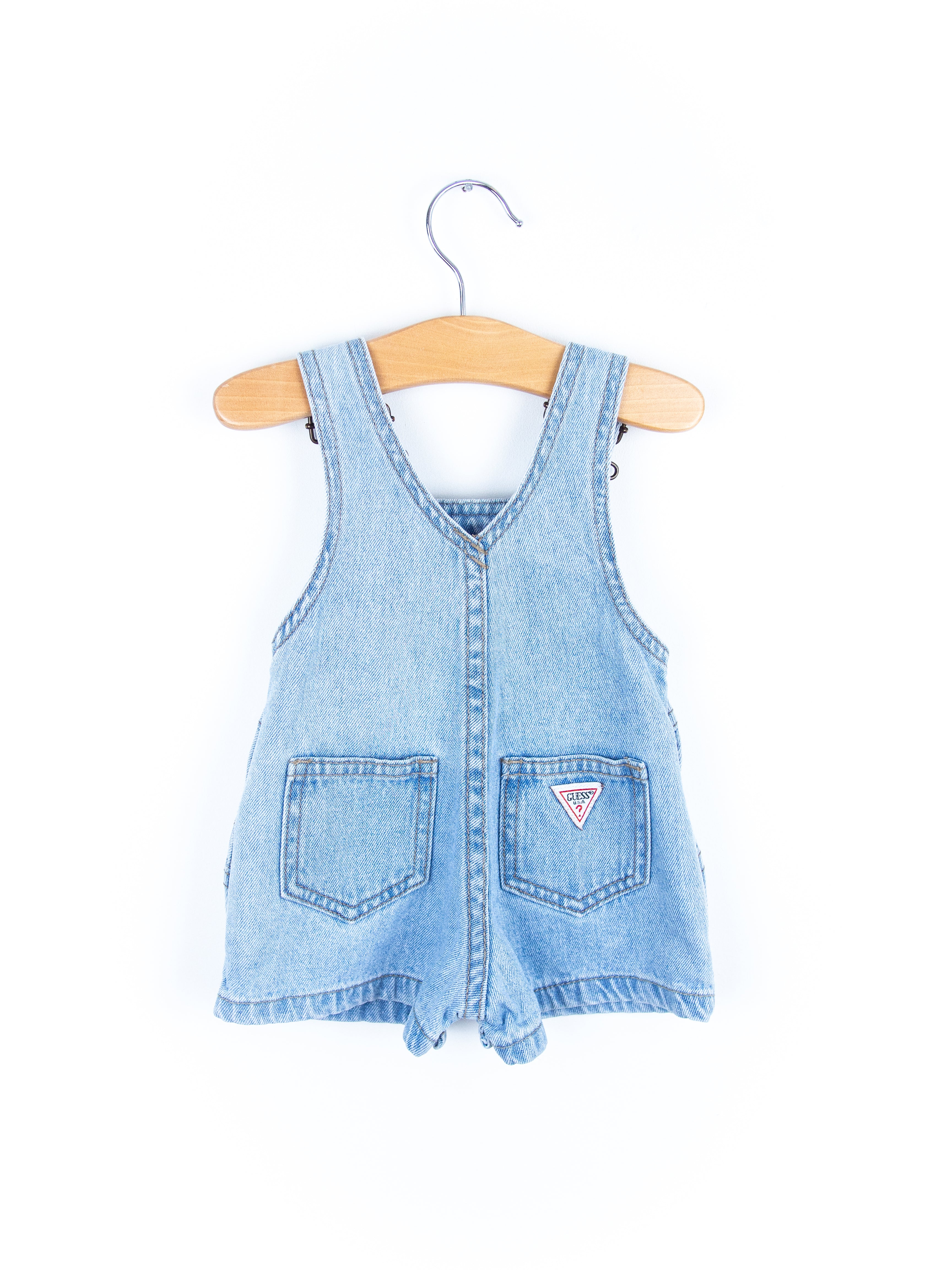 Guess Denim Dungarees - Age 0-3 months