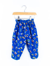 Load image into Gallery viewer, Vintage Reversible Car Print Trousers - Age 12-18 months
