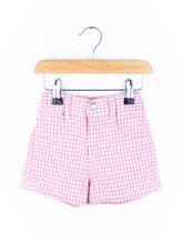 Load image into Gallery viewer, Vintage Pink Gingham Shorts - Age 12-18 months
