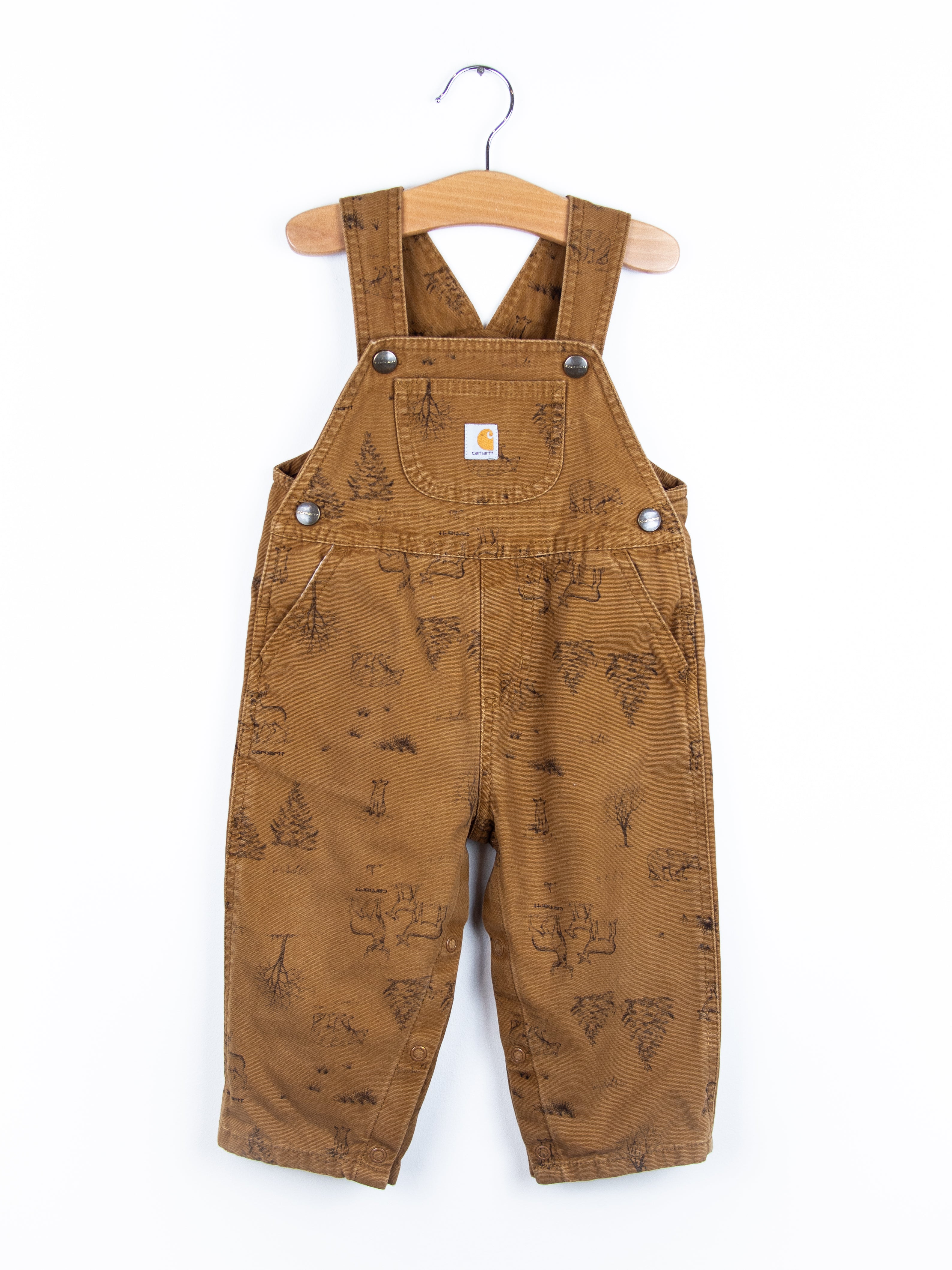 Carhartt Woodland Print Dungarees