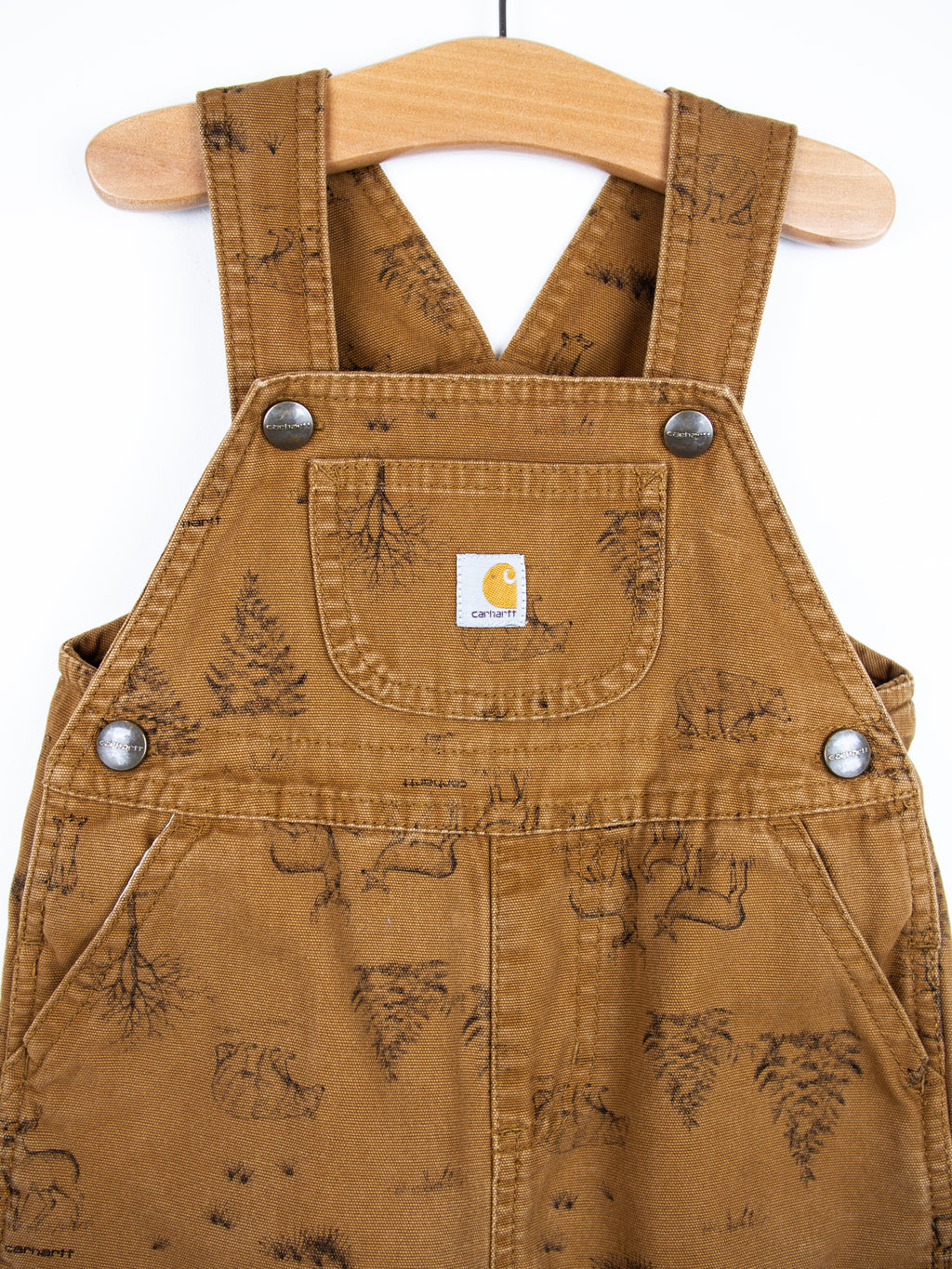 Carhartt Woodland Print Dungarees - Age 18 months