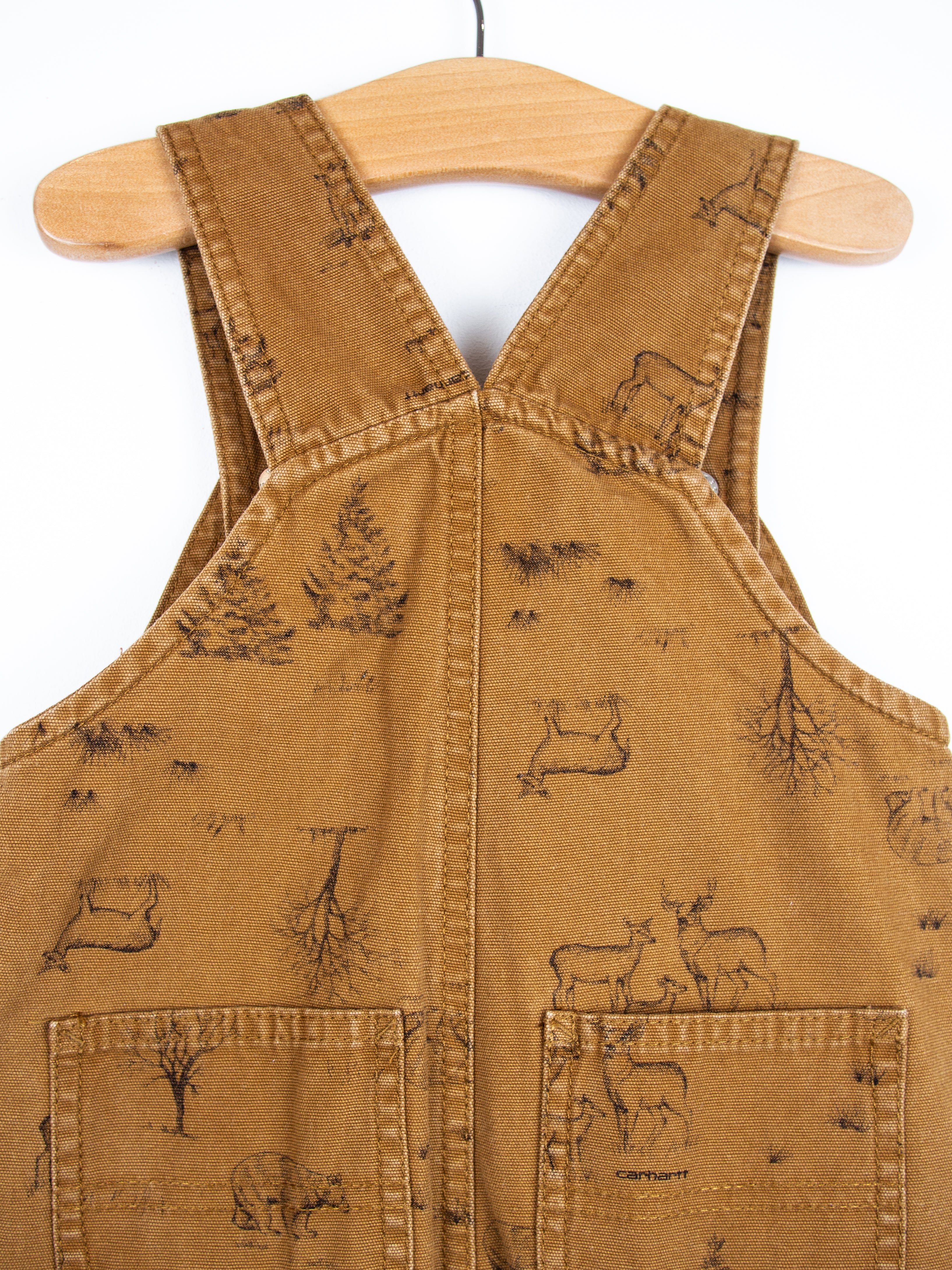Carhartt Woodland Print Dungarees - Age 18 months