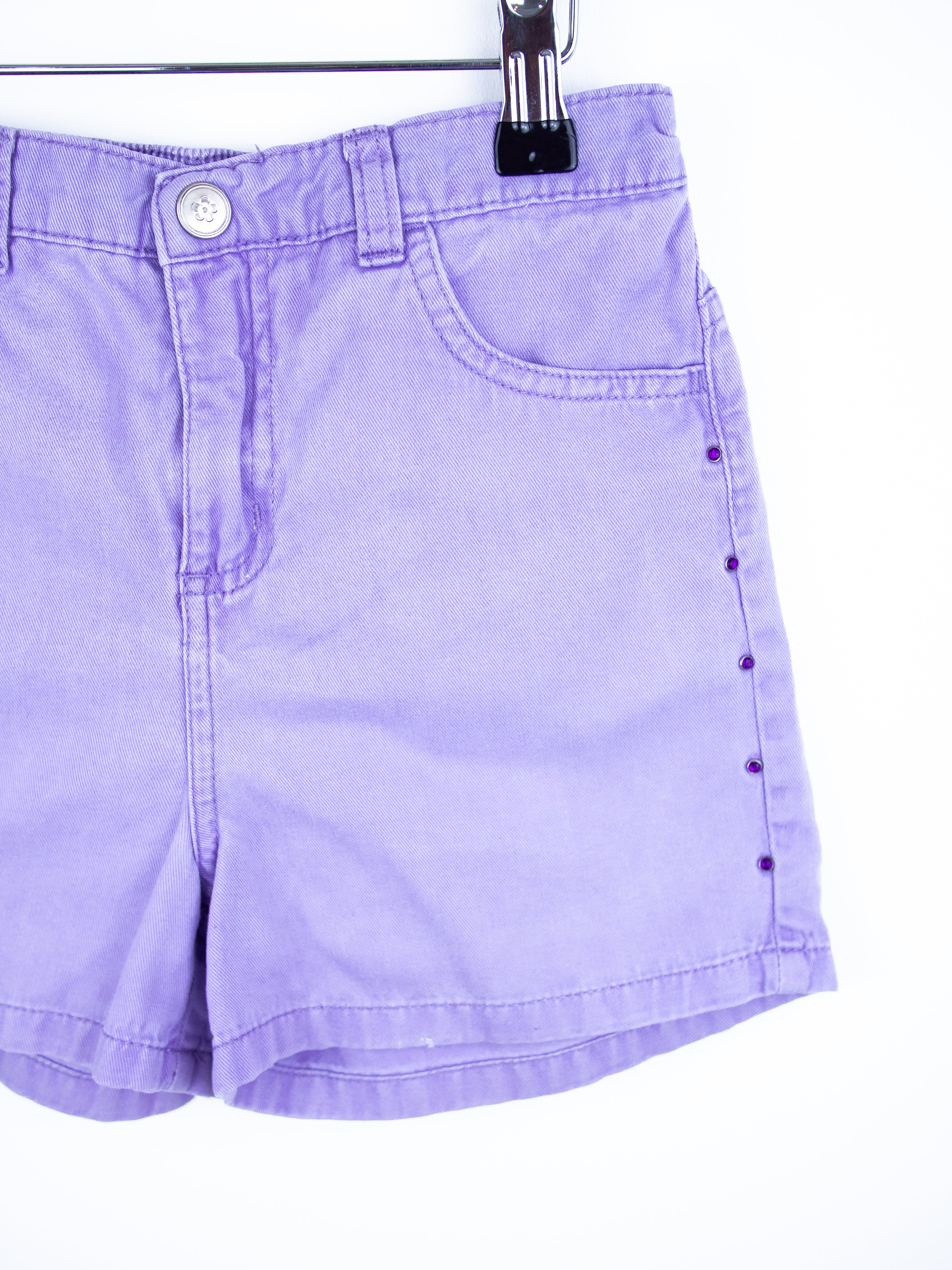 Vintage Lilac Denim Shorts - Age 4-5 years