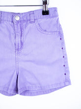 Load image into Gallery viewer, Vintage Lilac Denim Shorts - Age 4-5 years
