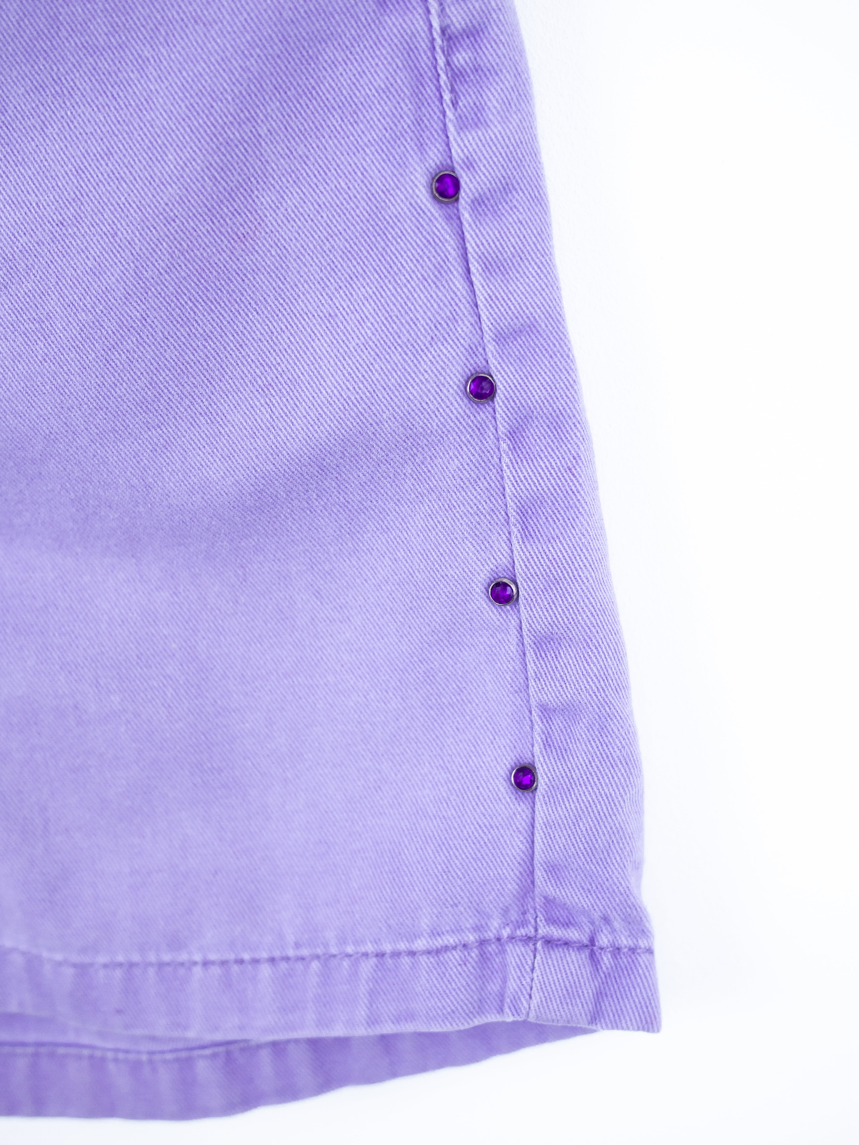 Vintage Lilac Denim Shorts - Age 4-5 years