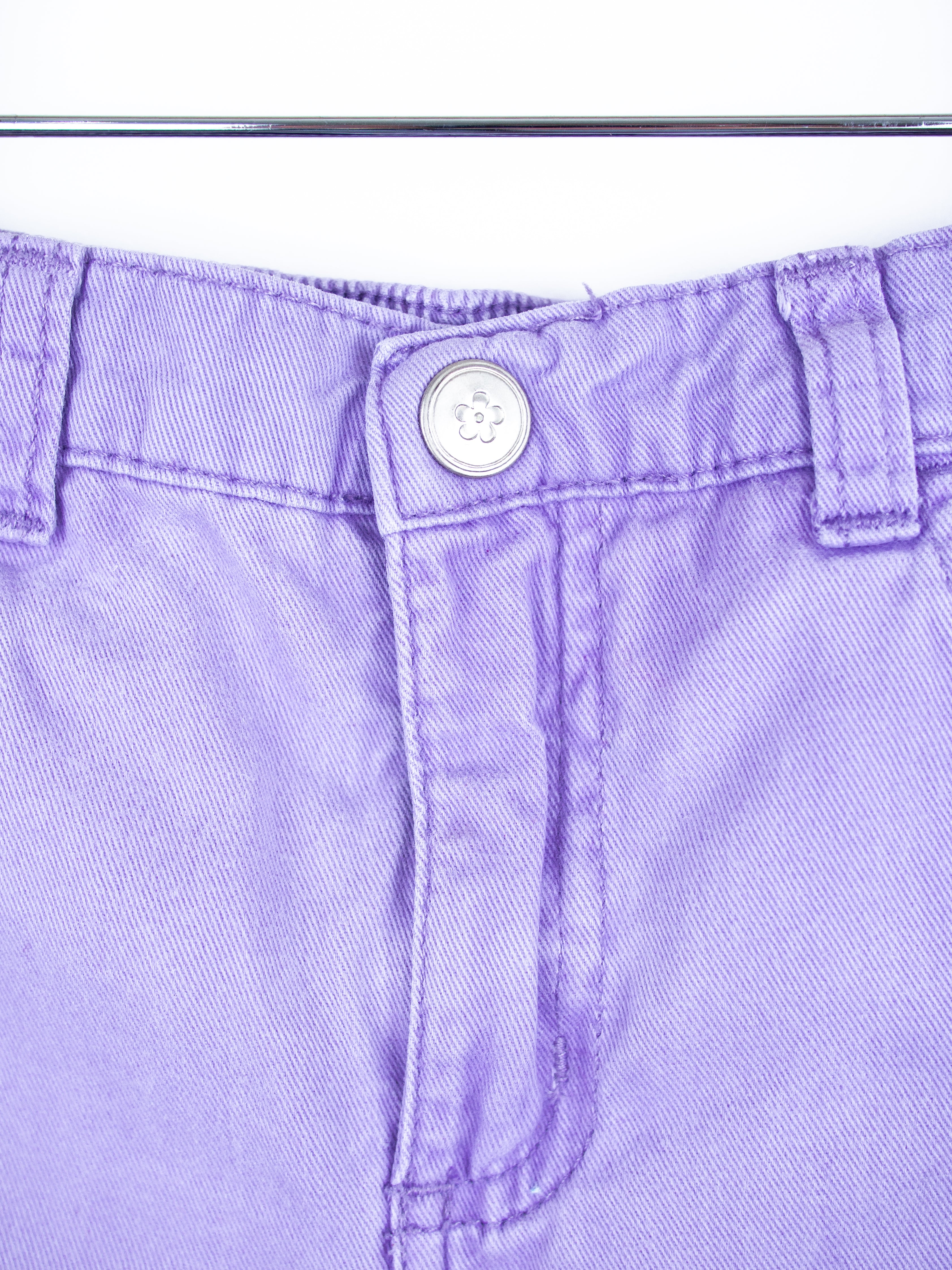 Vintage Lilac Denim Shorts - Age 4-5 years