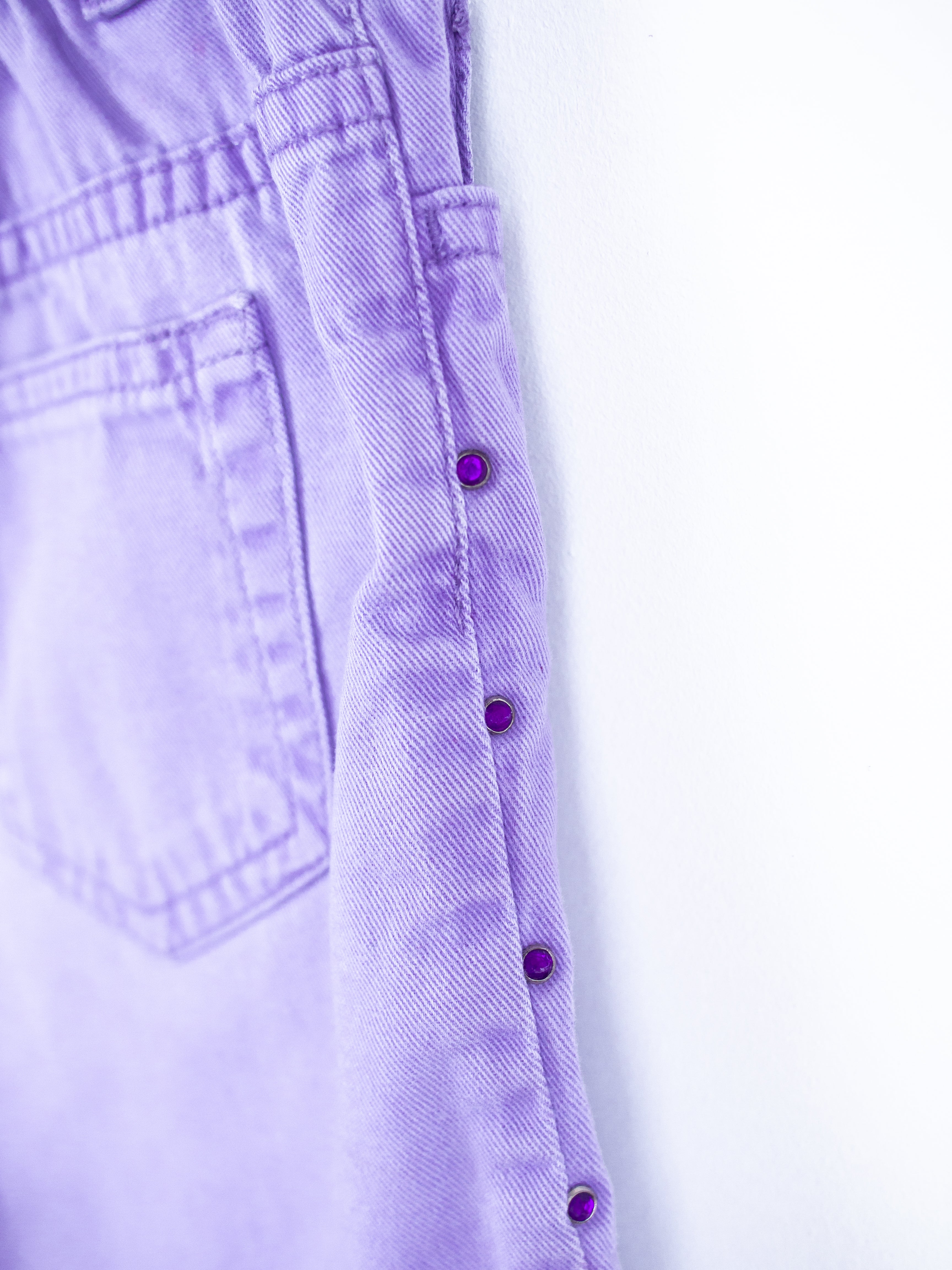 Vintage Lilac Denim Shorts - Age 4-5 years