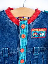 Load image into Gallery viewer, Vintage Denim Boiler Suit - Age 9-12 months
