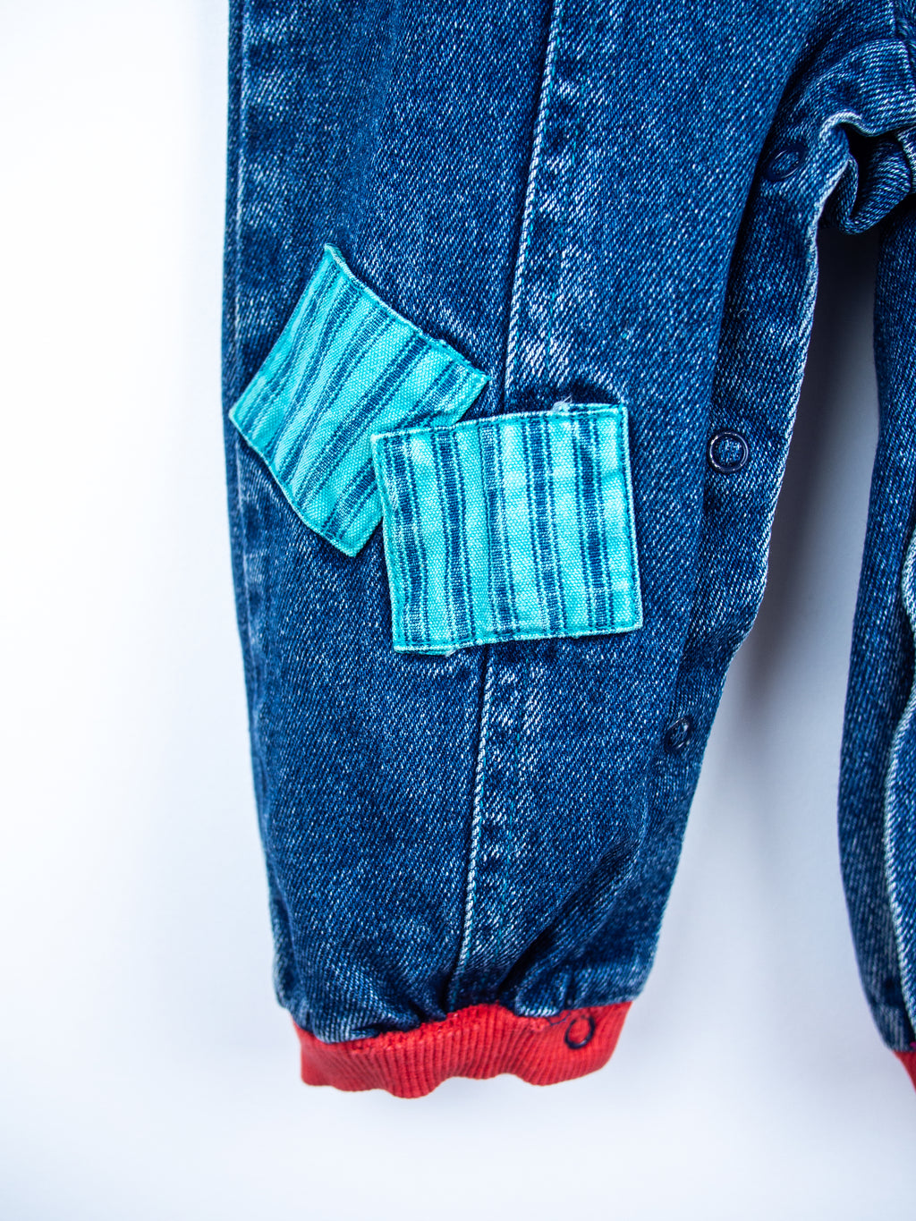 Vintage Denim Boiler Suit - Age 9-12 months