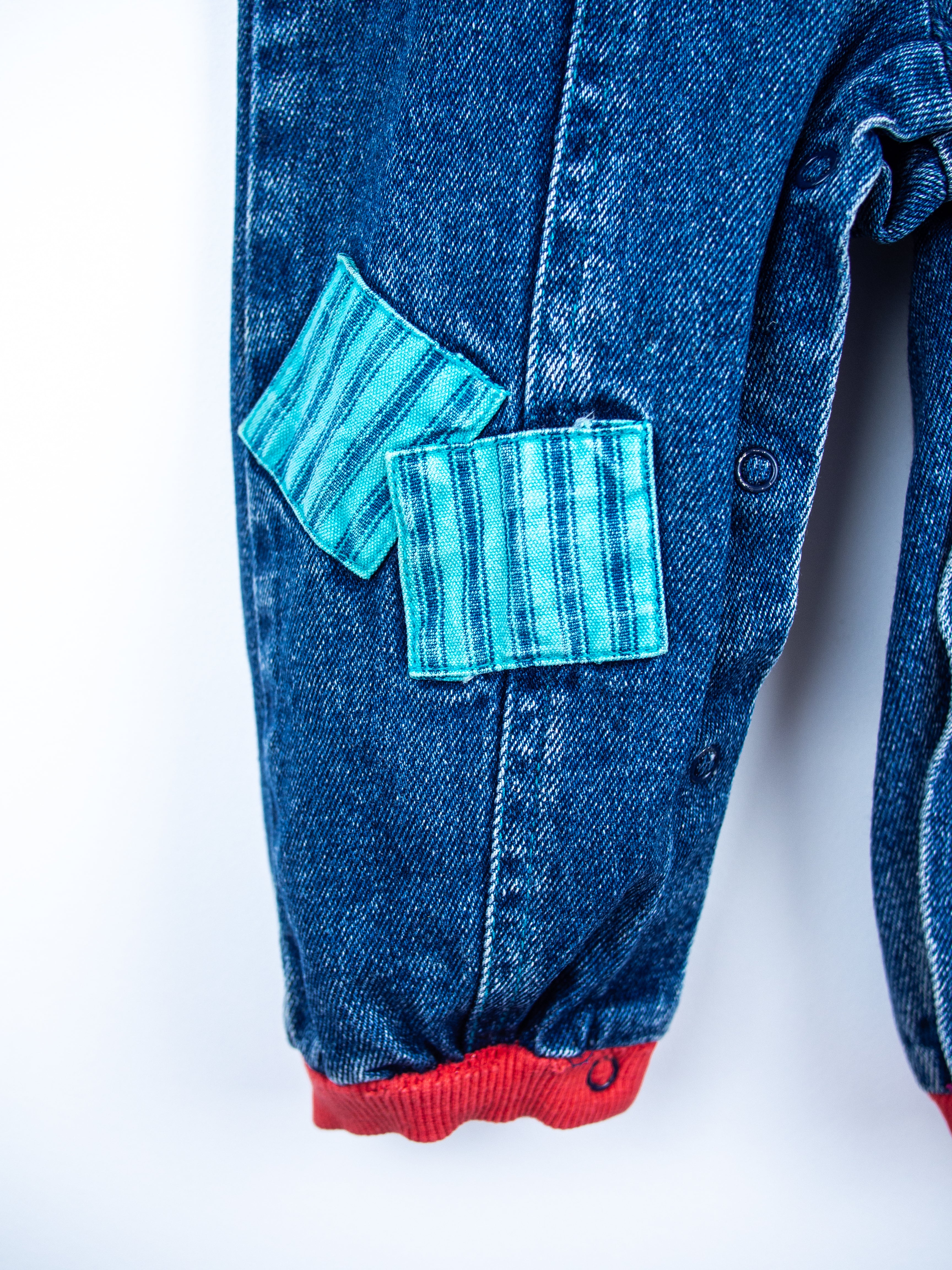 Vintage Denim Boiler Suit - Age 9-12 months