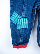 Load image into Gallery viewer, Vintage Denim Boiler Suit - Age 9-12 months
