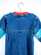 Vintage Denim Boiler Suit - Age 9-12 months