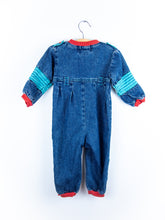 Load image into Gallery viewer, Vintage Denim Boiler Suit - Age 9-12 months
