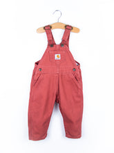 Load image into Gallery viewer, Carhartt Vintage Brick Red Dungarees - Age 18 months
