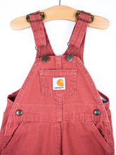 Load image into Gallery viewer, Carhartt Vintage Brick Red Dungarees - Age 18 months
