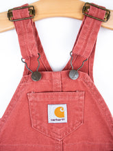 Load image into Gallery viewer, Carhartt Vintage Brick Red Dungarees - Age 18 months
