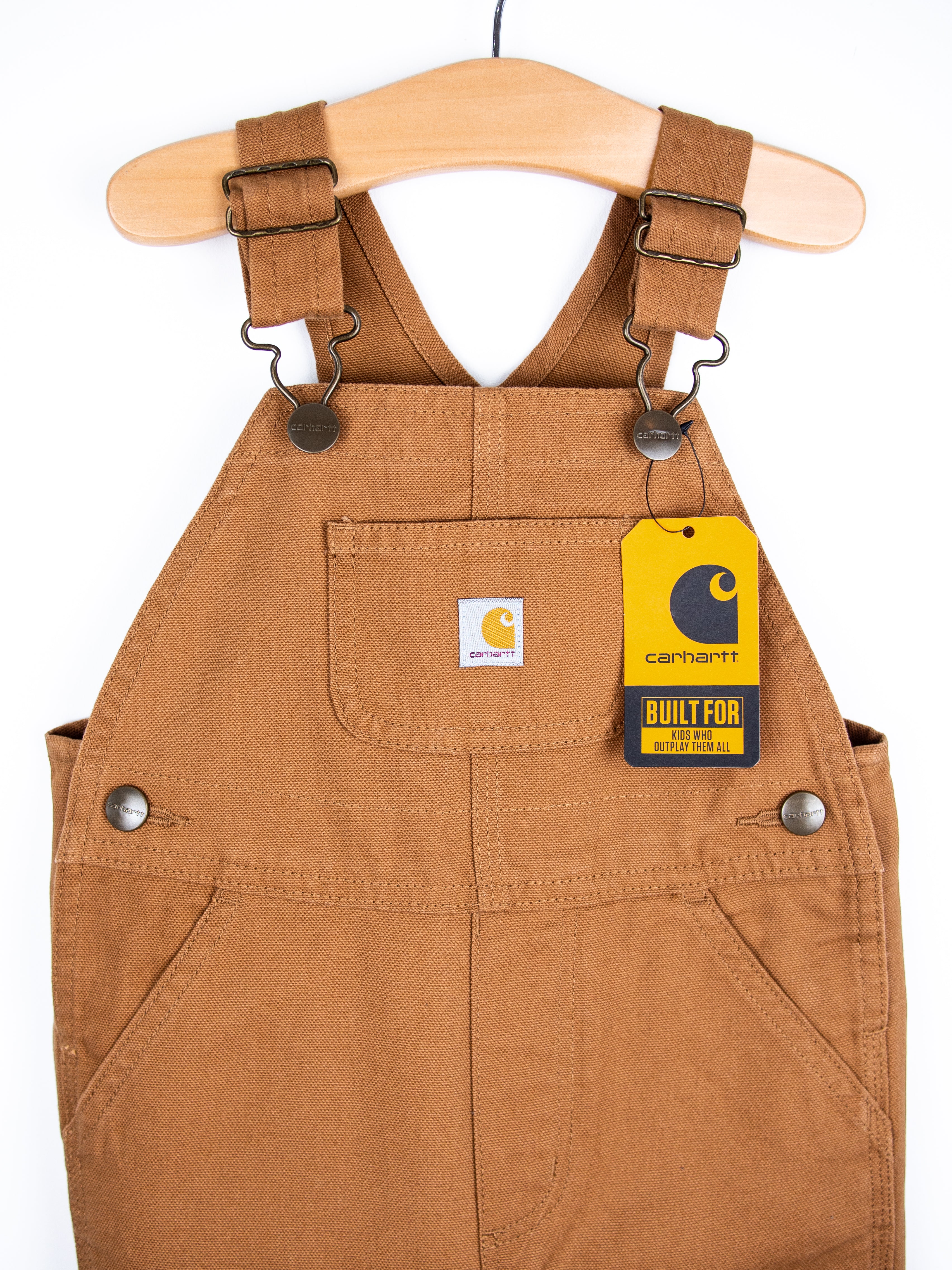 Carhartt Tan Canvas Dungarees - Age 18 months - NEW WITH TAGS